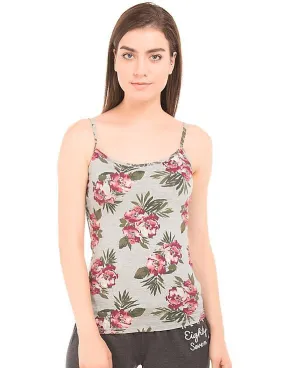 Aeropostale Floral Print Cotton Elastane Camisole