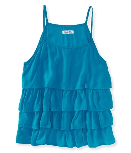 Aeropostale Womens Tiered Tank Top