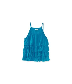 Aeropostale Womens Tiered Tank Top