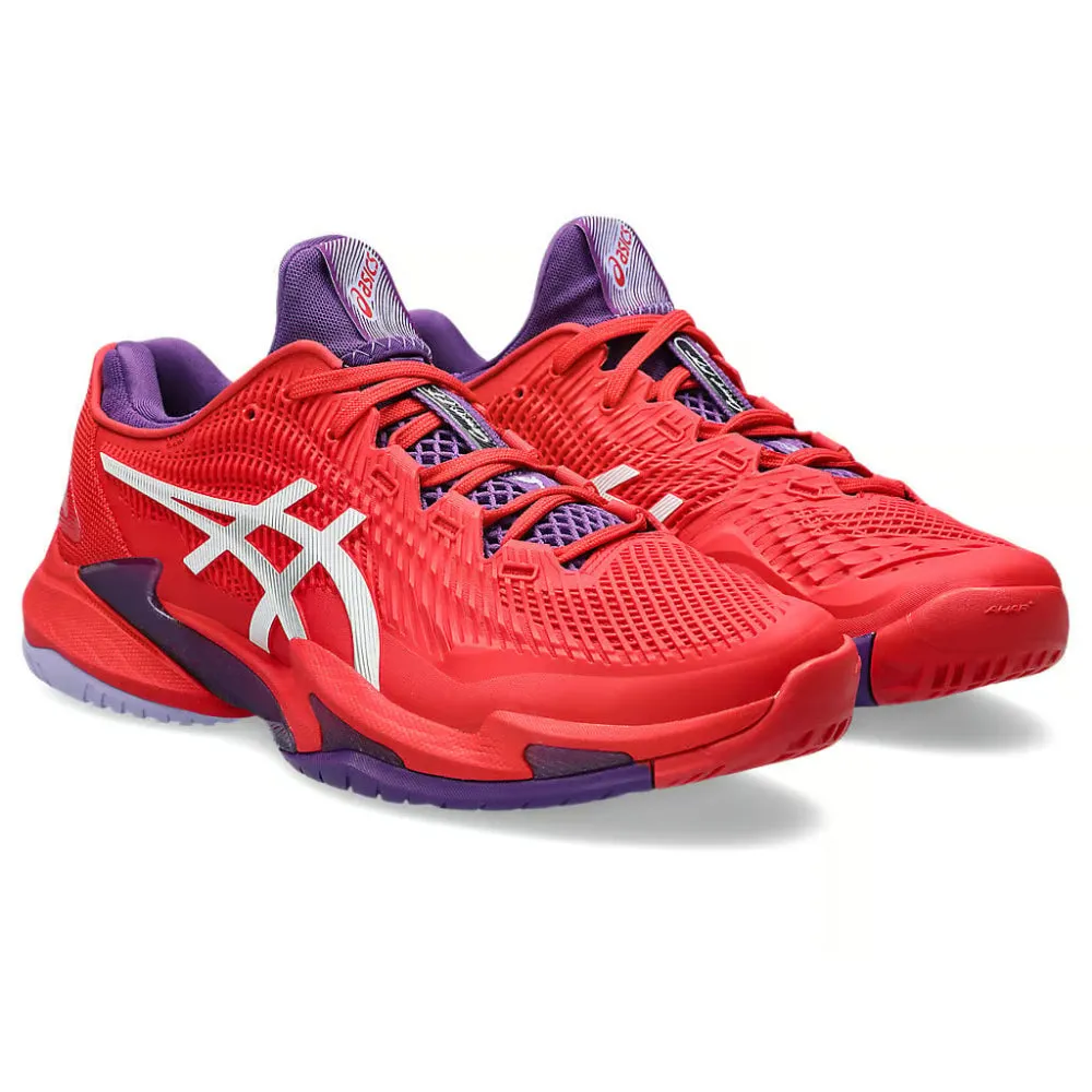 ASICS Men's Court FF 3 Novak Tennis Shoe (Classic Red/White)