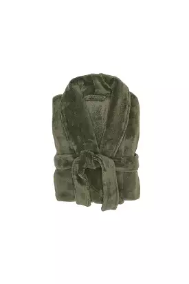 Bambury - Microplush Robe - Olive