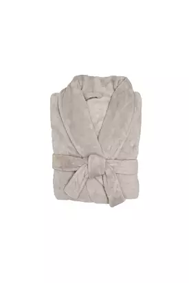 Bambury - Microplush Robe - Stone