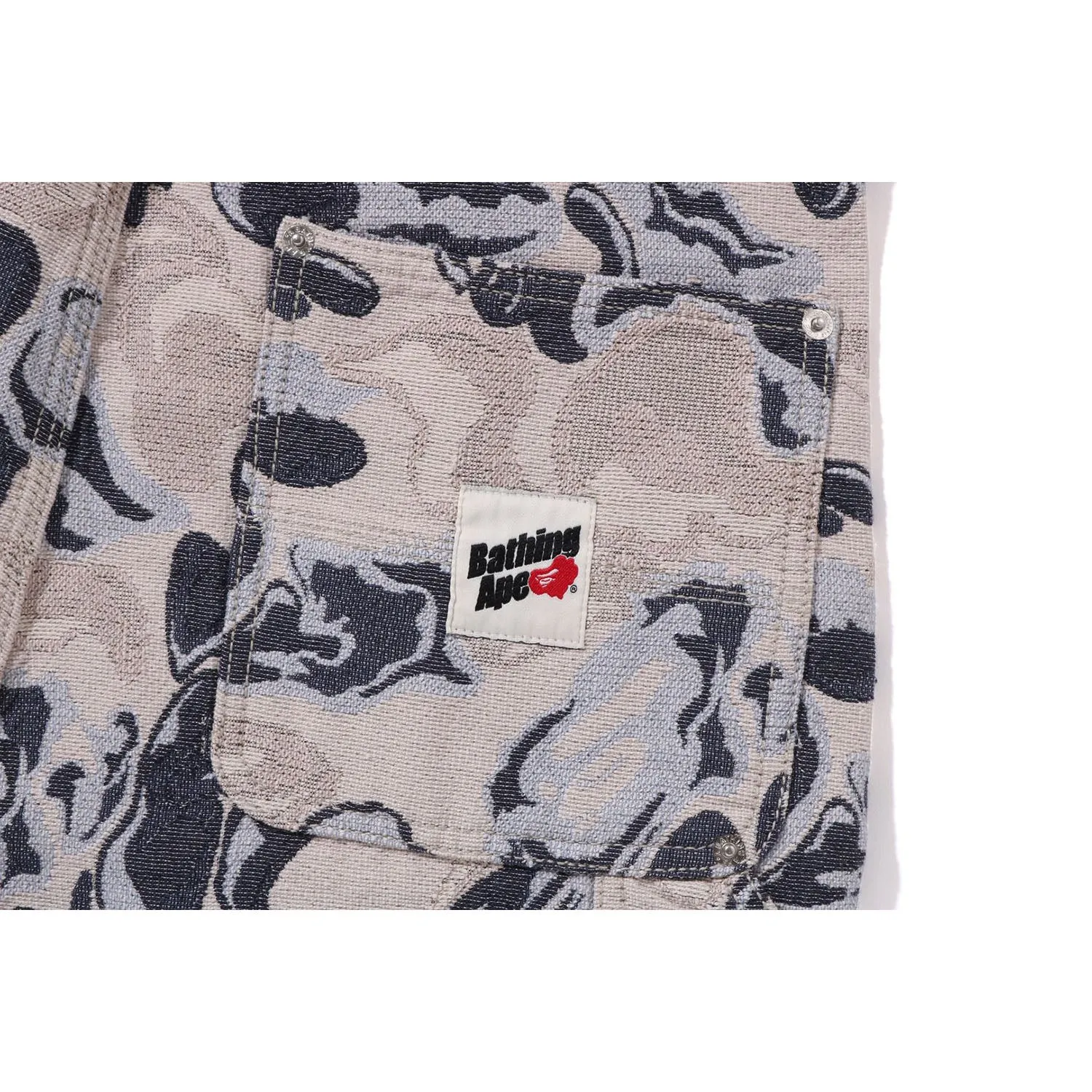 BAPE ART CAMO GOBELIN WORK PANTS MENS