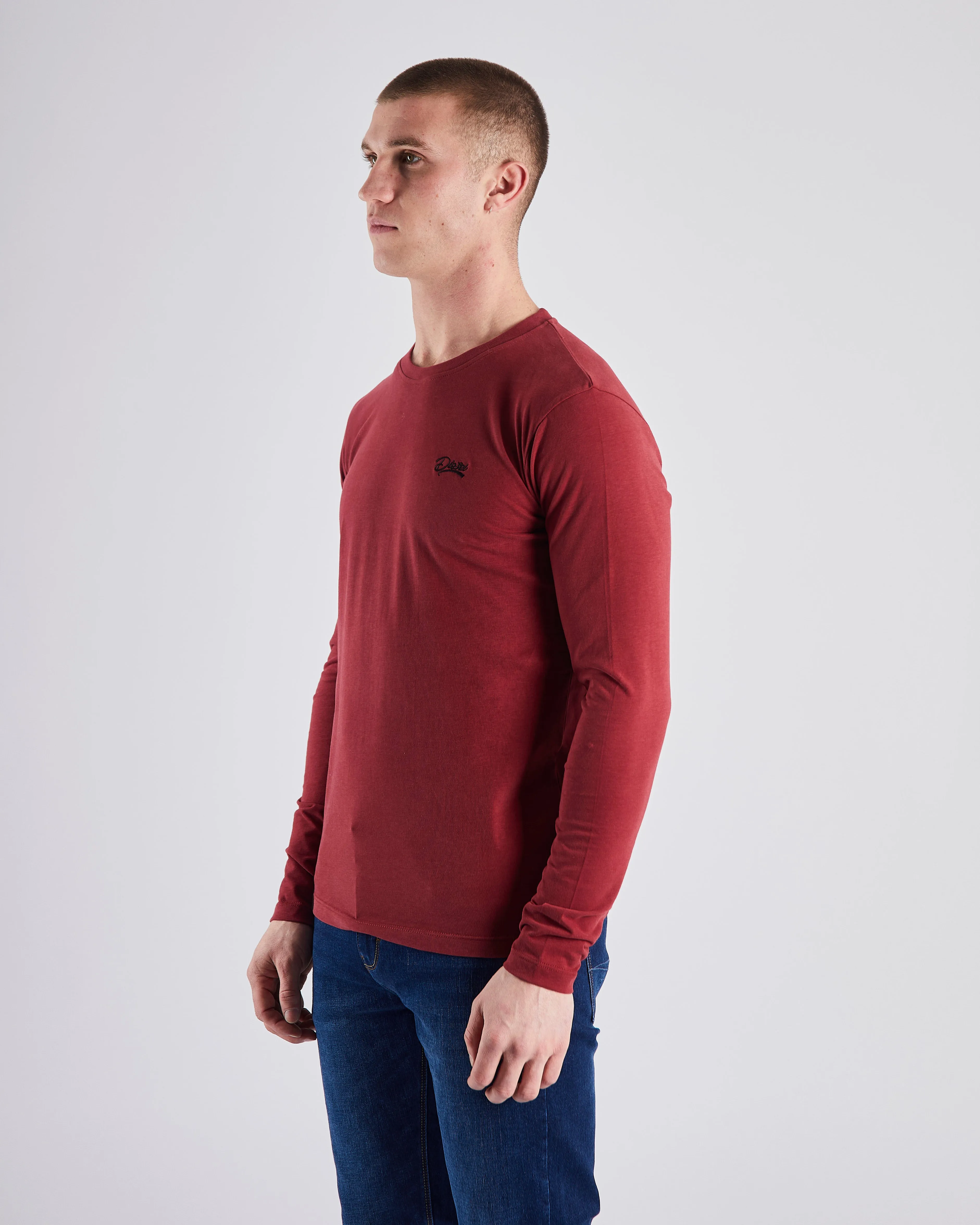 Basic Nilo  L/S Tee Havana Red