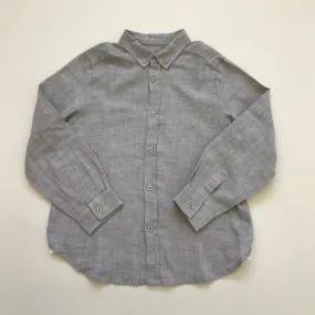 Bonpoint Pale Grey Linen Shirt: 6 Years