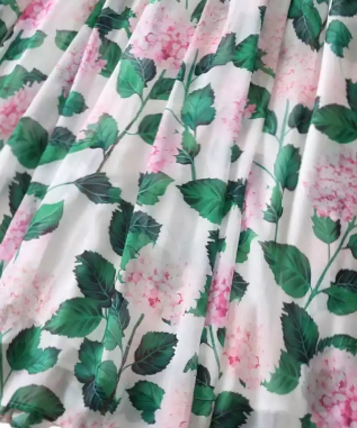 Botanical Print Flowy Maxi Dress