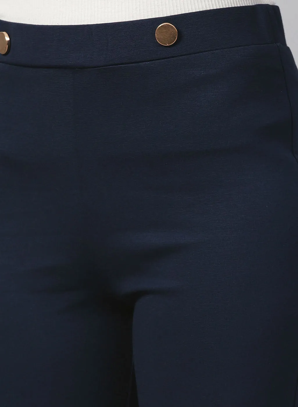 Button Detail On The Waistband