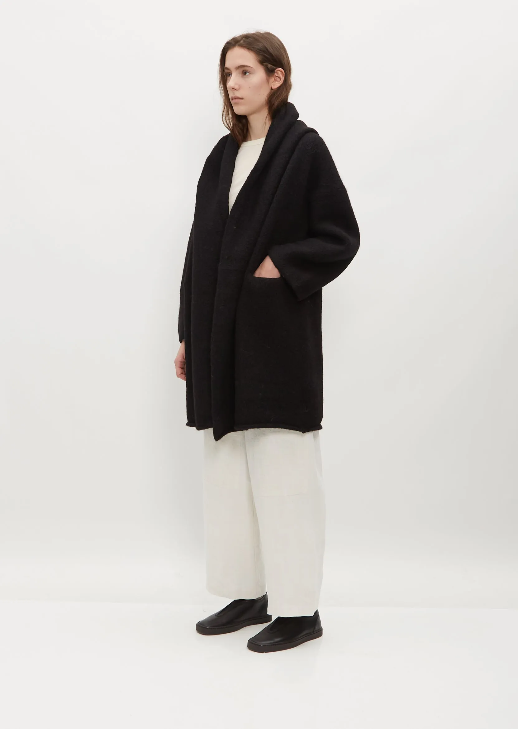 Capote Coat — Black