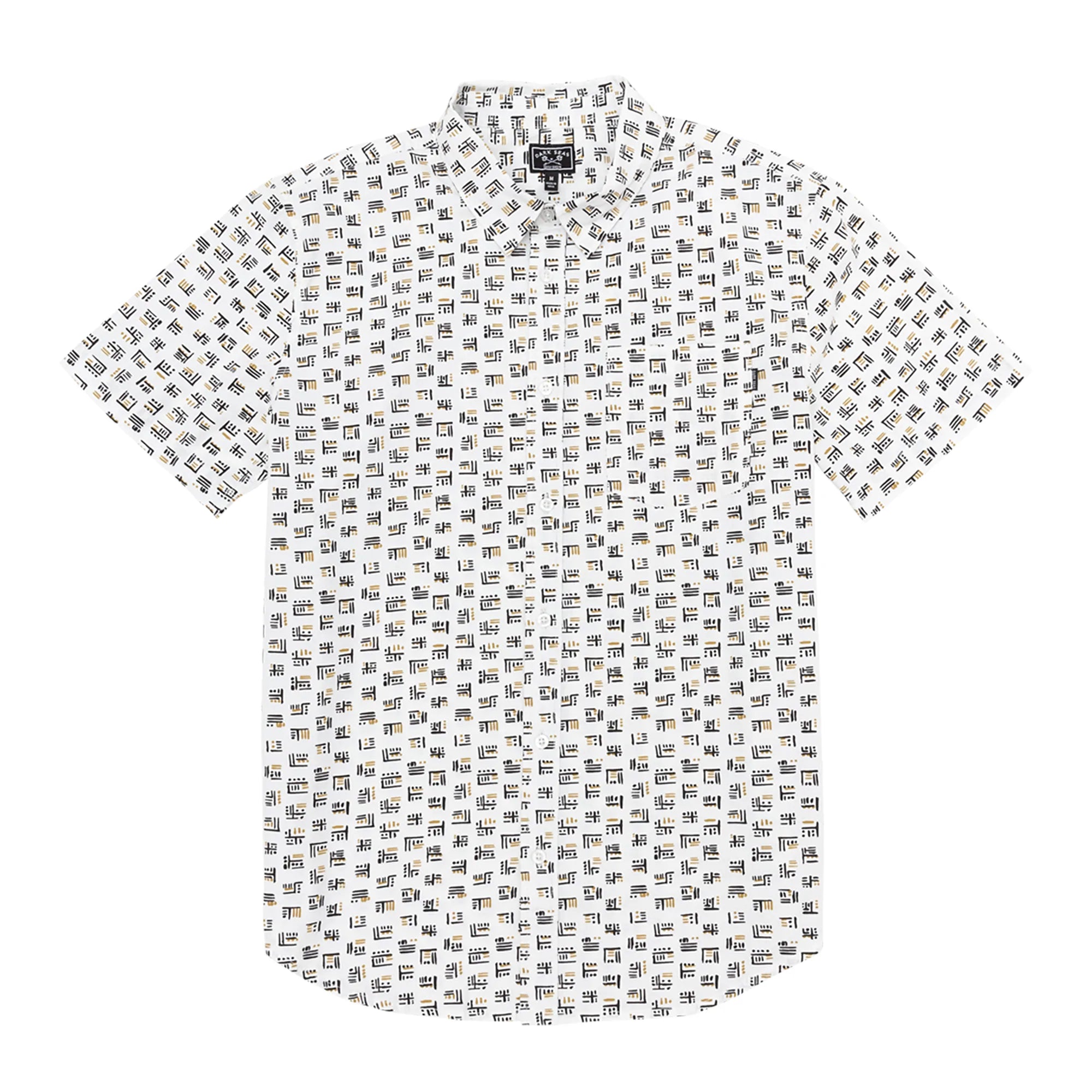 CHEMISE DARK SEAS LEONARDO WOVEN WHITE