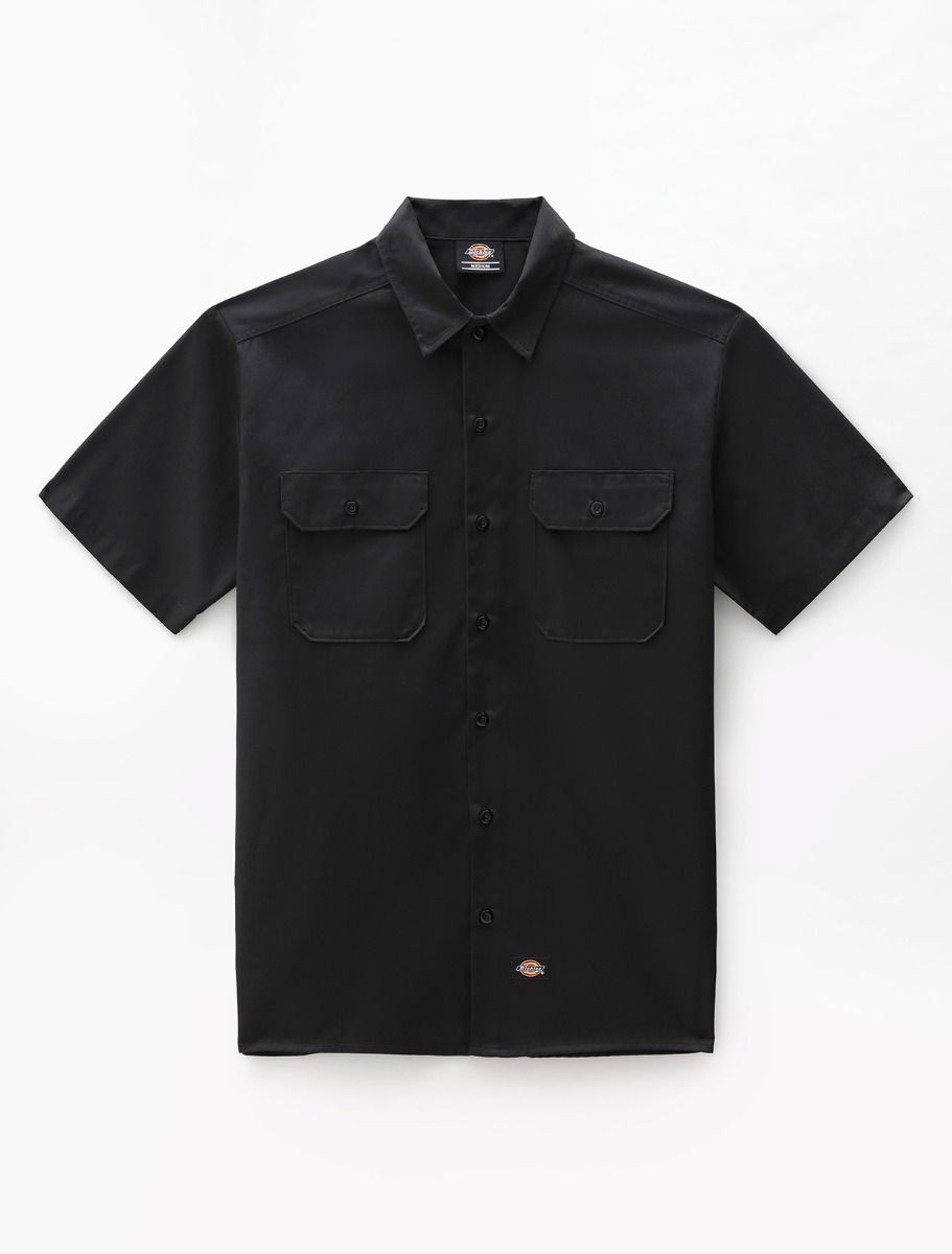 CHEMISE DE TRAVAIL DICKIES  MANCHE COURTE NOIRE