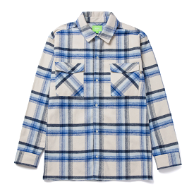 CHEMISE HUF SORRENTO FLANNEL NATURAL