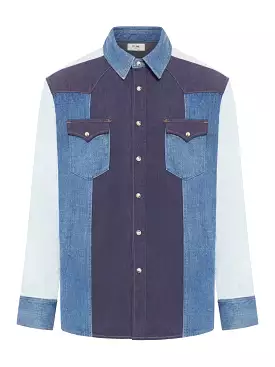 CHEMISE WESTERN PATCHWORK