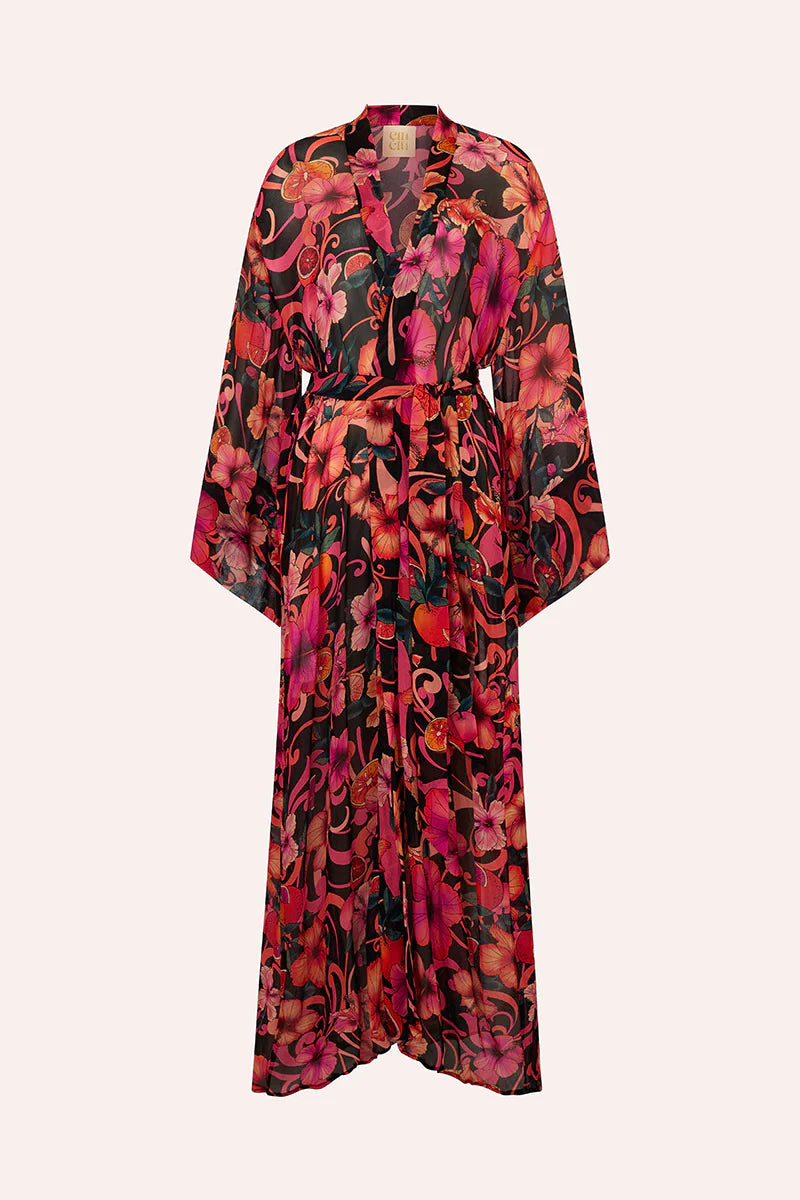 Cin Cin - Fortune Robe - Hibiscus Pink