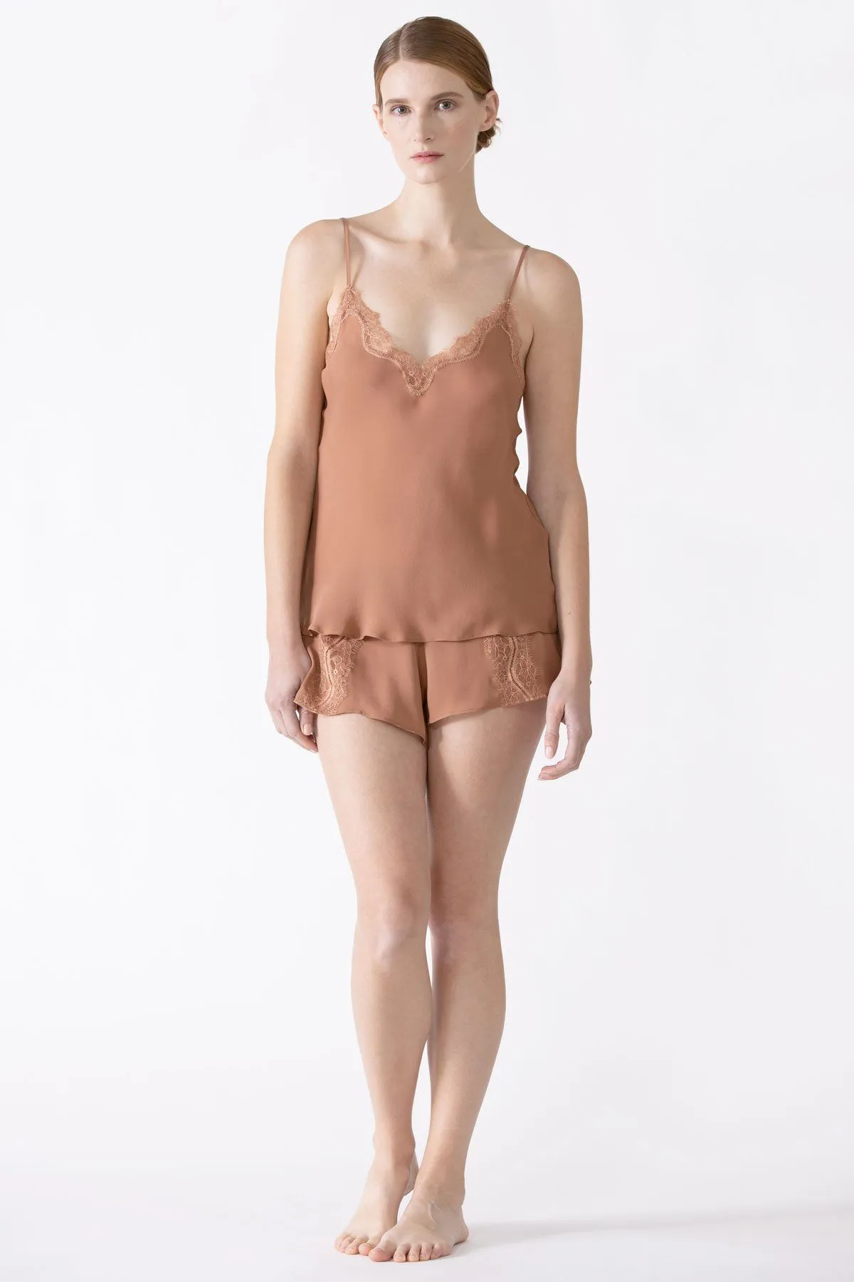 Dahlia Bliss Lace Silk Camisole