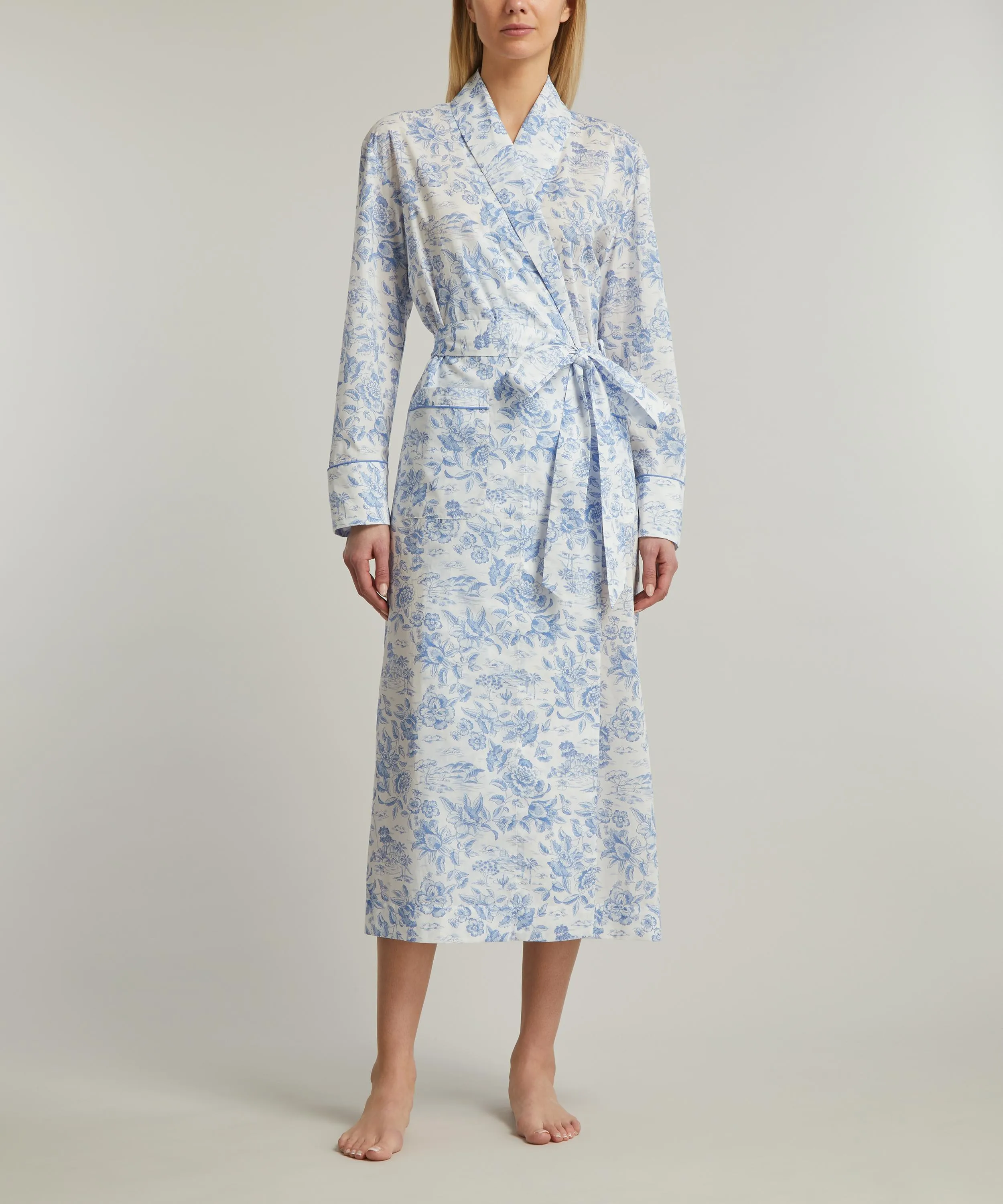 Delft Lagoon Tana Lawn™ Cotton Classic Robe