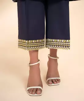 Embroidered Cambric Culottes