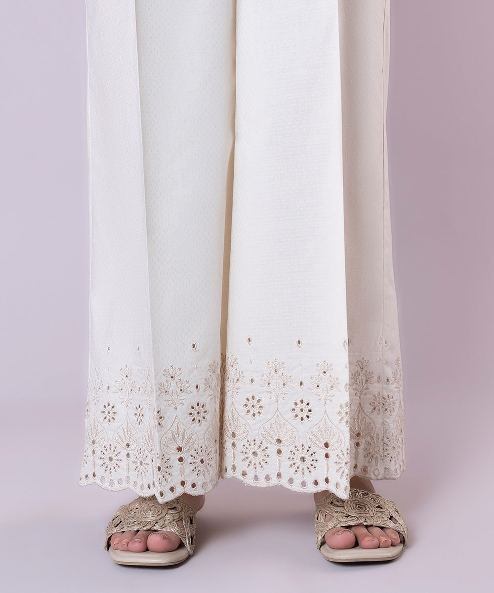 Embroidered Cotton Culottes