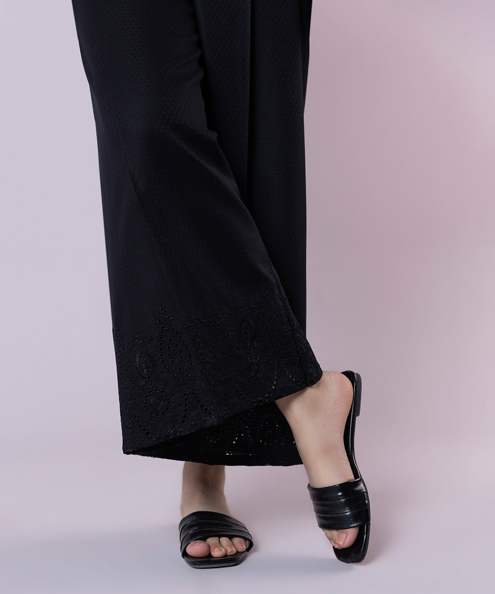 Embroidered Cotton Culottes