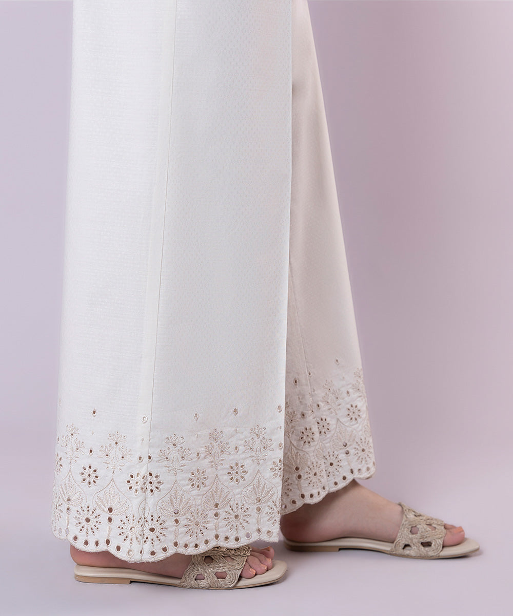 Embroidered Cotton Culottes