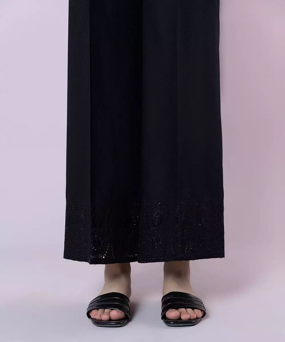 Embroidered Cotton Culottes