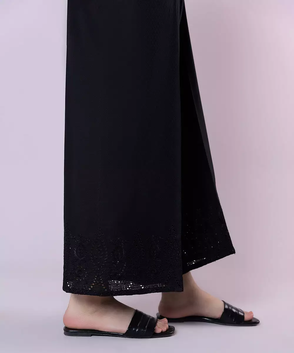 Embroidered Cotton Culottes