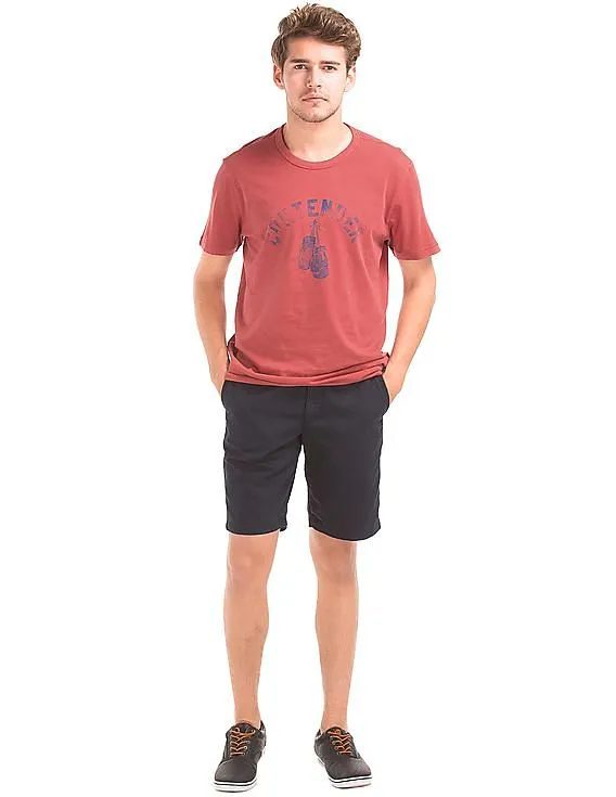 GAP Men Red Summer Sports Crew Tee