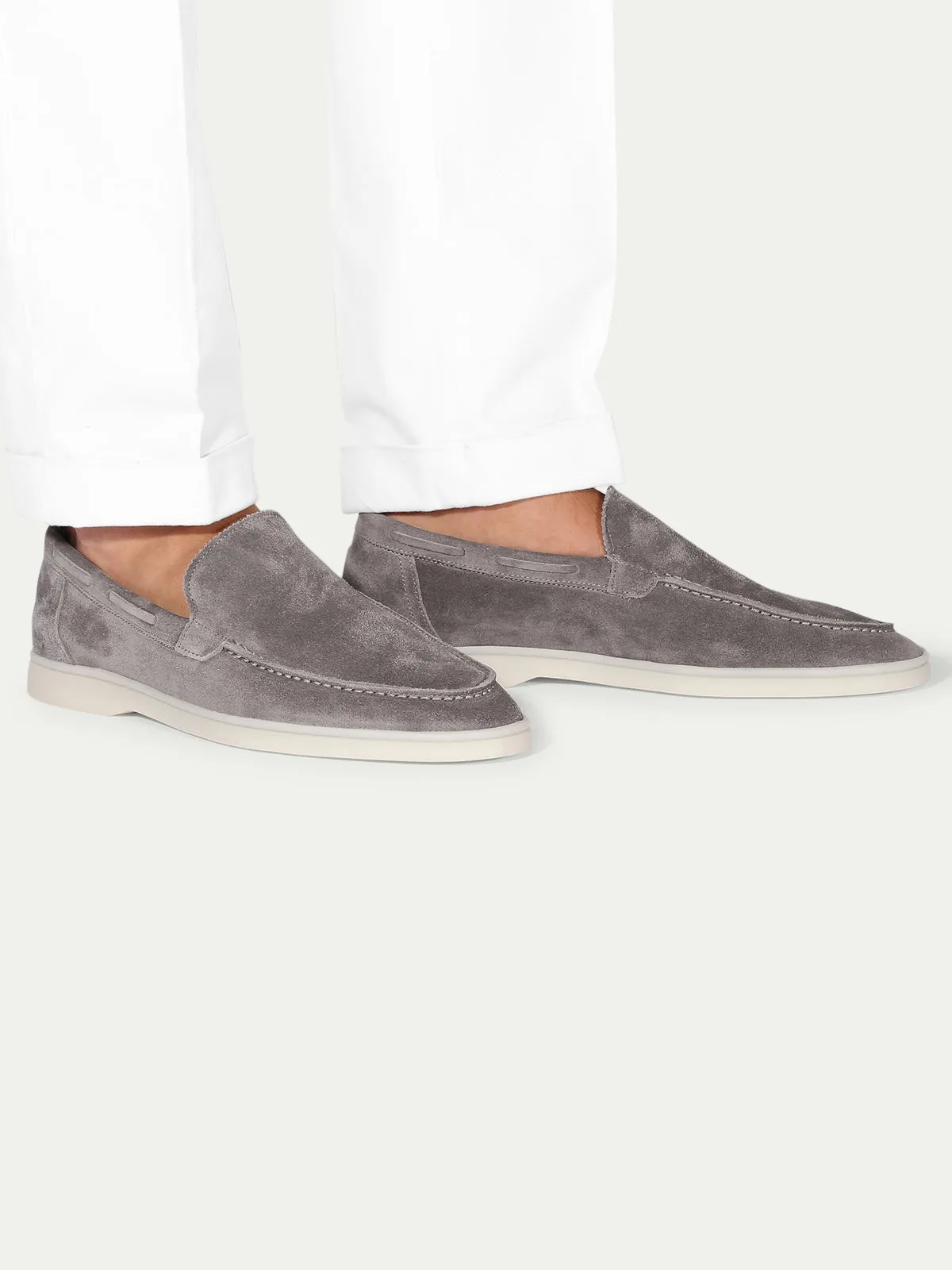 Grey Yacht Loafers