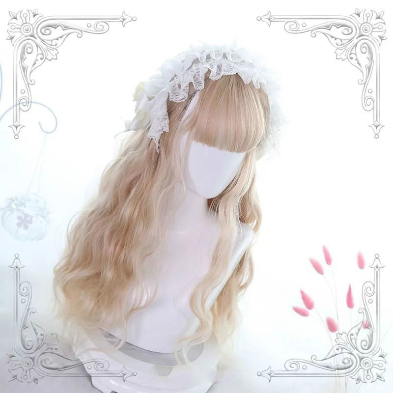 HARAJUKU LOLITA AIR BANGS EGG ROLL LONG WIG BY31004