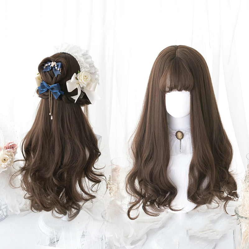 HARAJUKU LOLITA CHOCOLATE LONG CURLY WIG BY31020