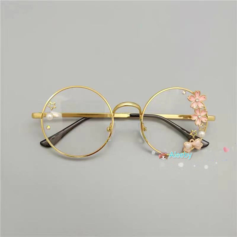 HARAJUKU LOLITA COS ROUND FRAME GLASSES BY12005