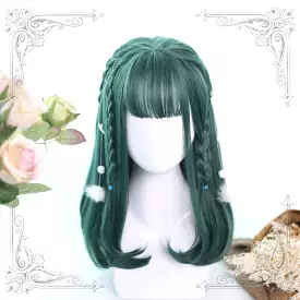 HARAJUKU LOLITA DARK GREEN WIG BY31012