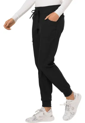 HeartSoul The Jogger Low Rise Tapered Leg Pants Black Petites