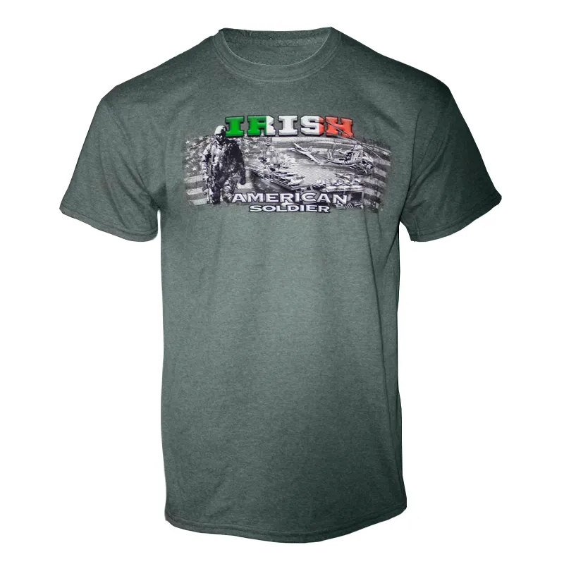 Irish American Soldier T-Shirt