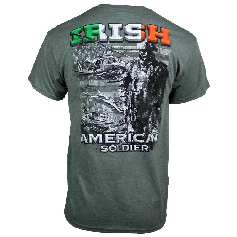 Irish American Soldier T-Shirt