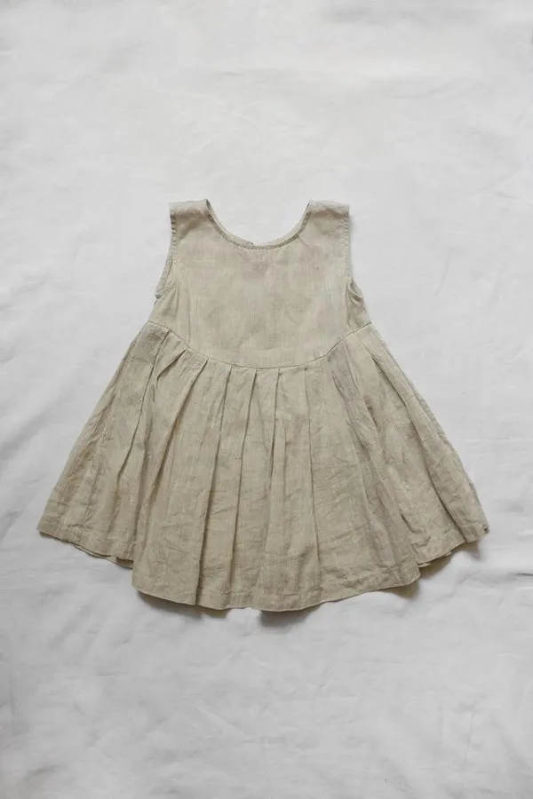 Kids Maki Lulu Linen Camisole - Natural