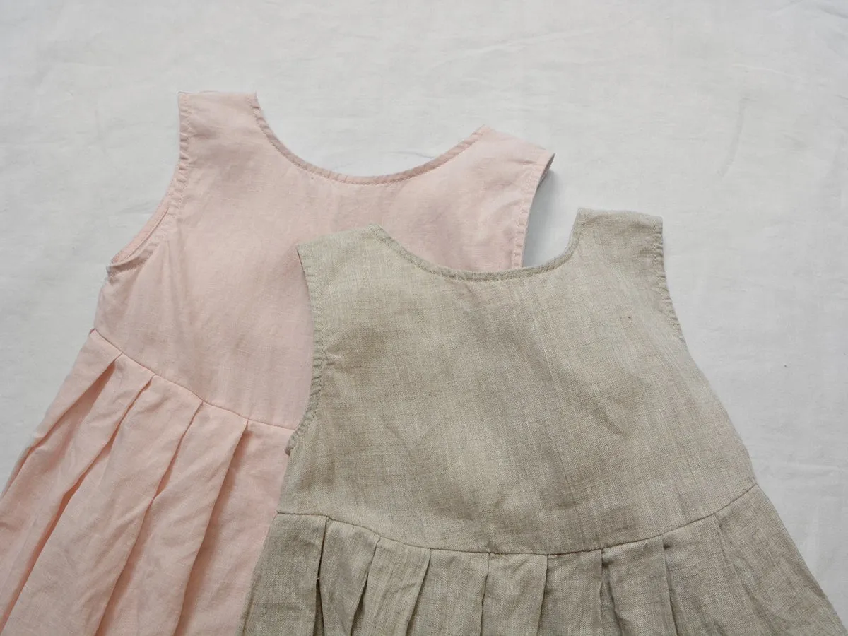 Kids Maki Lulu Linen Camisole - Natural