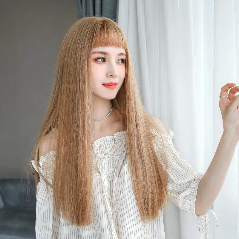 LOLITA GOLDEN LONG STRAIGHT NATURAL WIG BY31035