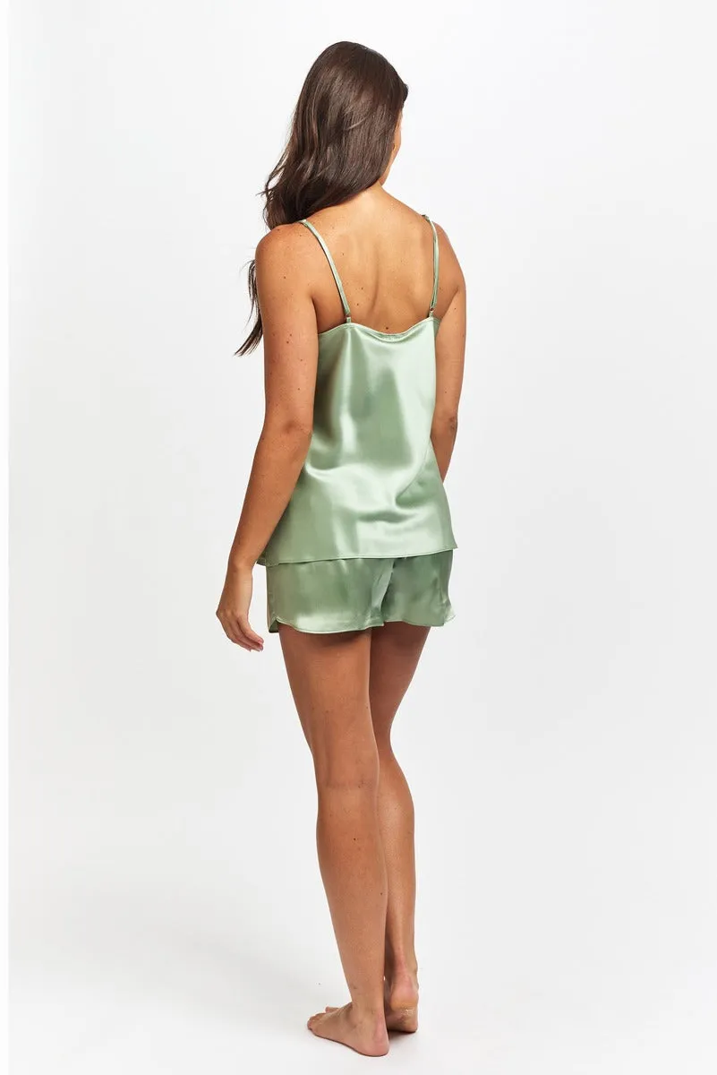 Love & Lustre - Silk Camisole | Sage