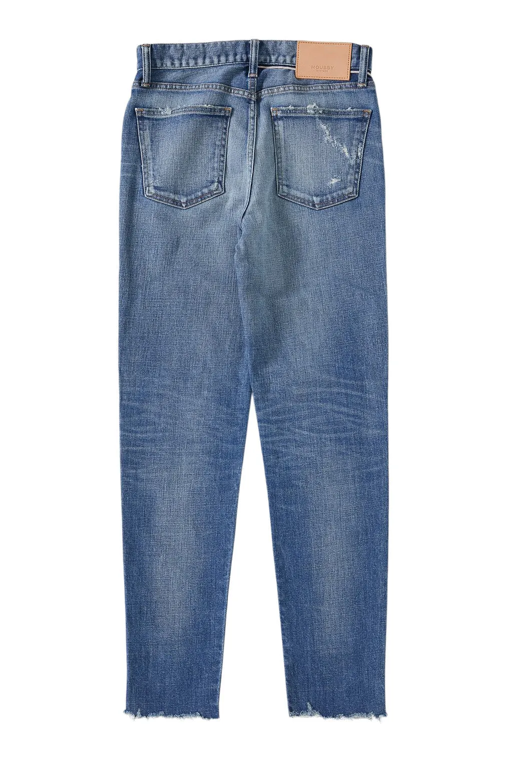 Moussy Denim Hammond Skinny High-Waisted Jean in Blue