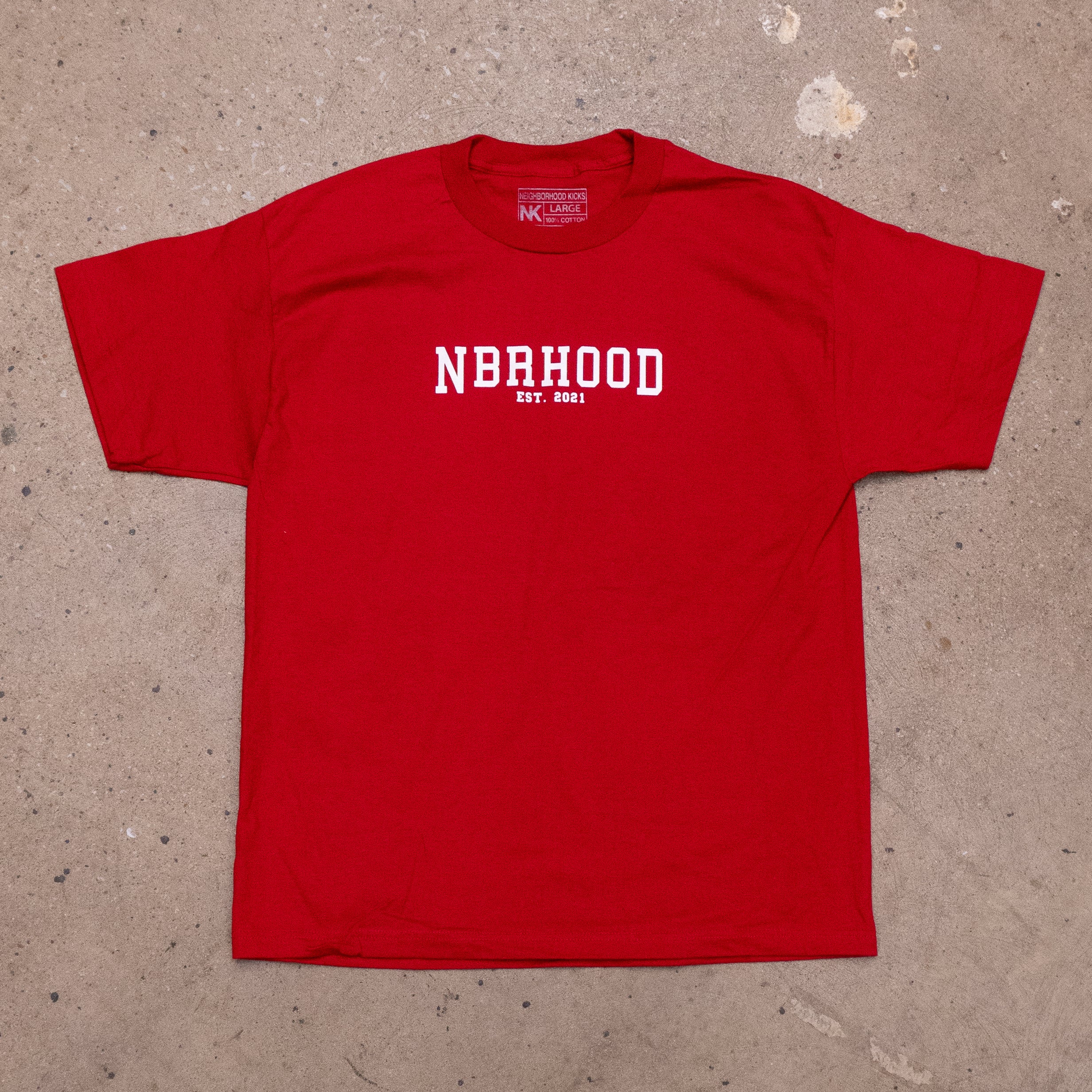 NBRHOOD Kicks Tee Red