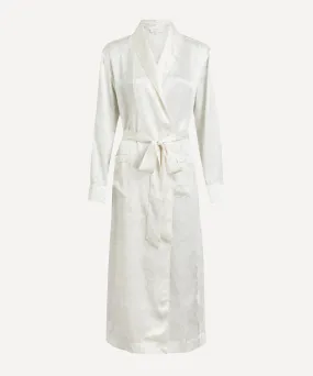 Nouveau Ianthe  Silk-Satin Classic Robe