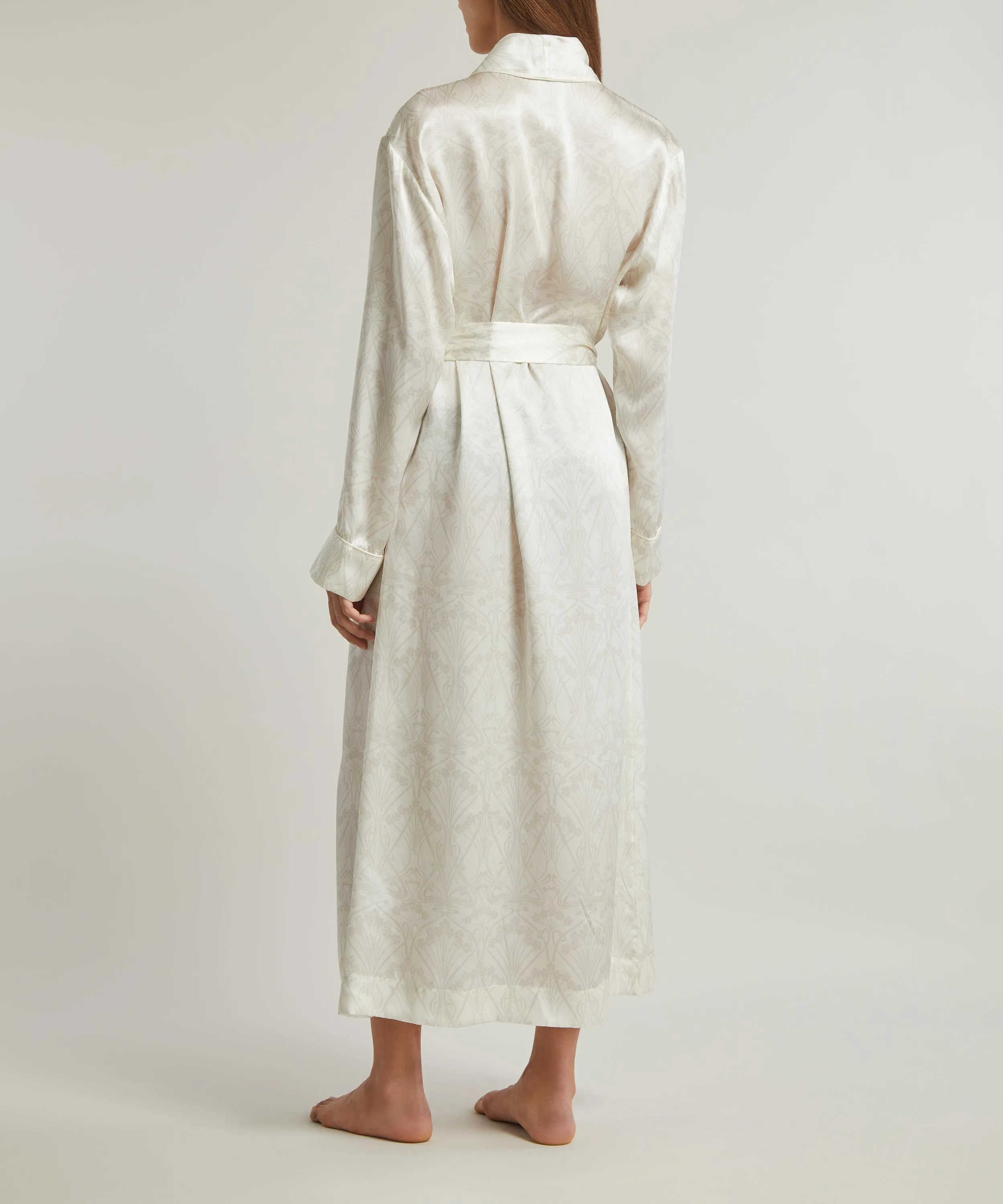 Nouveau Ianthe  Silk-Satin Classic Robe