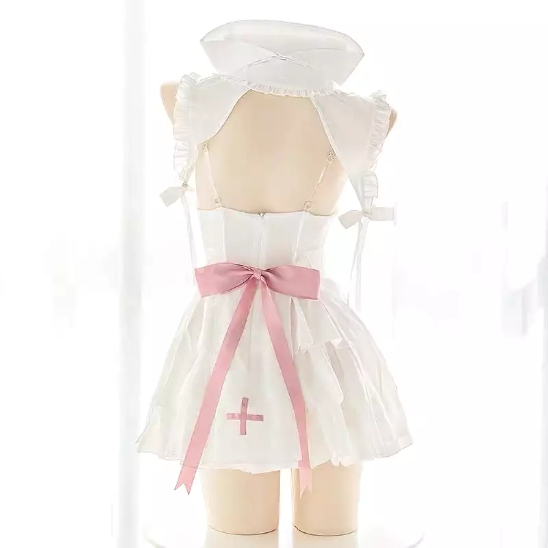 nurse pinky lingerie set cosplay