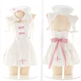 nurse pinky lingerie set cosplay