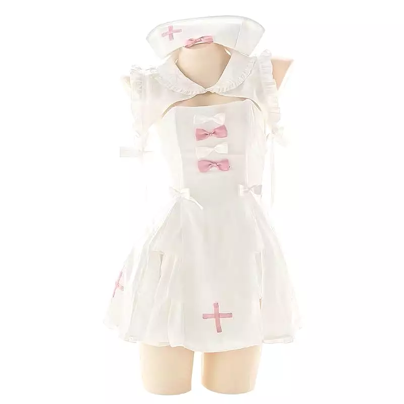 nurse pinky lingerie set cosplay