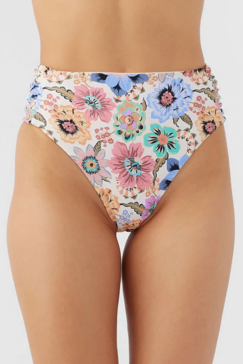 O'Neill Women's Talitha Floral Long Beach High Waist Bikini Bottom