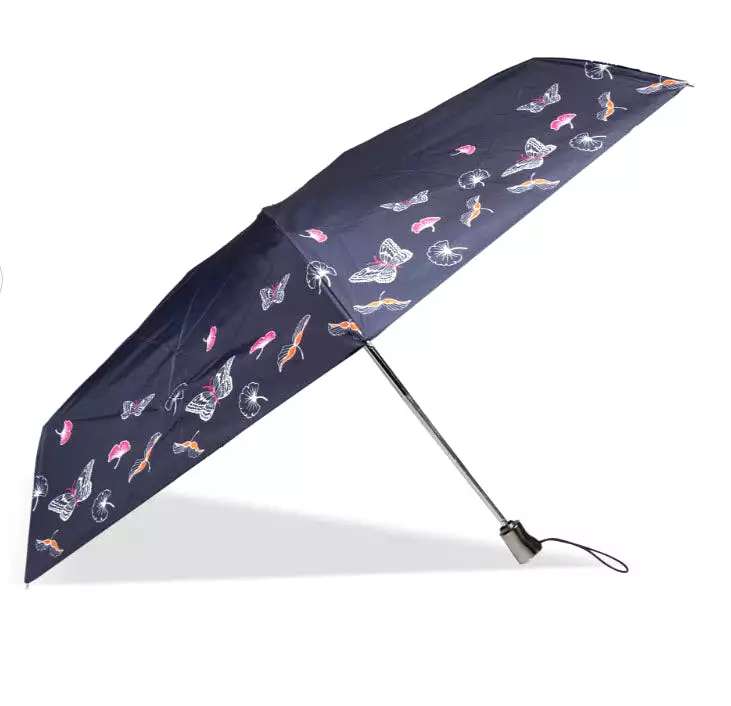 Parapluie pliant X-TRA SOLIDE 09451 Papillon Floral