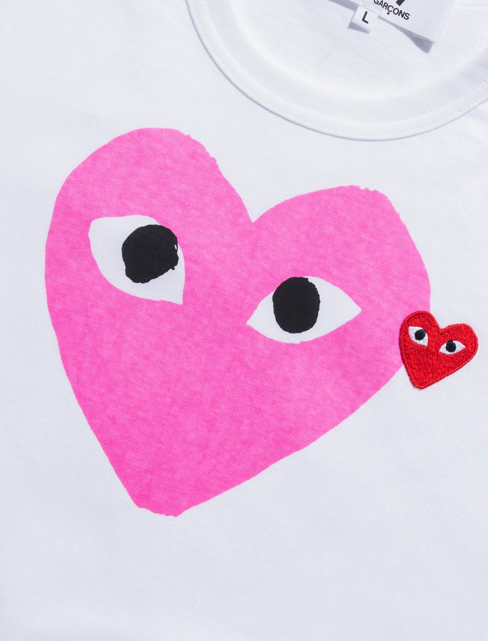 PINK/RED HEART TEE