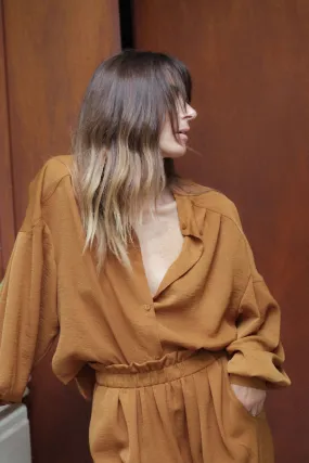 Plume Paris - Chemise Anas - Ocre