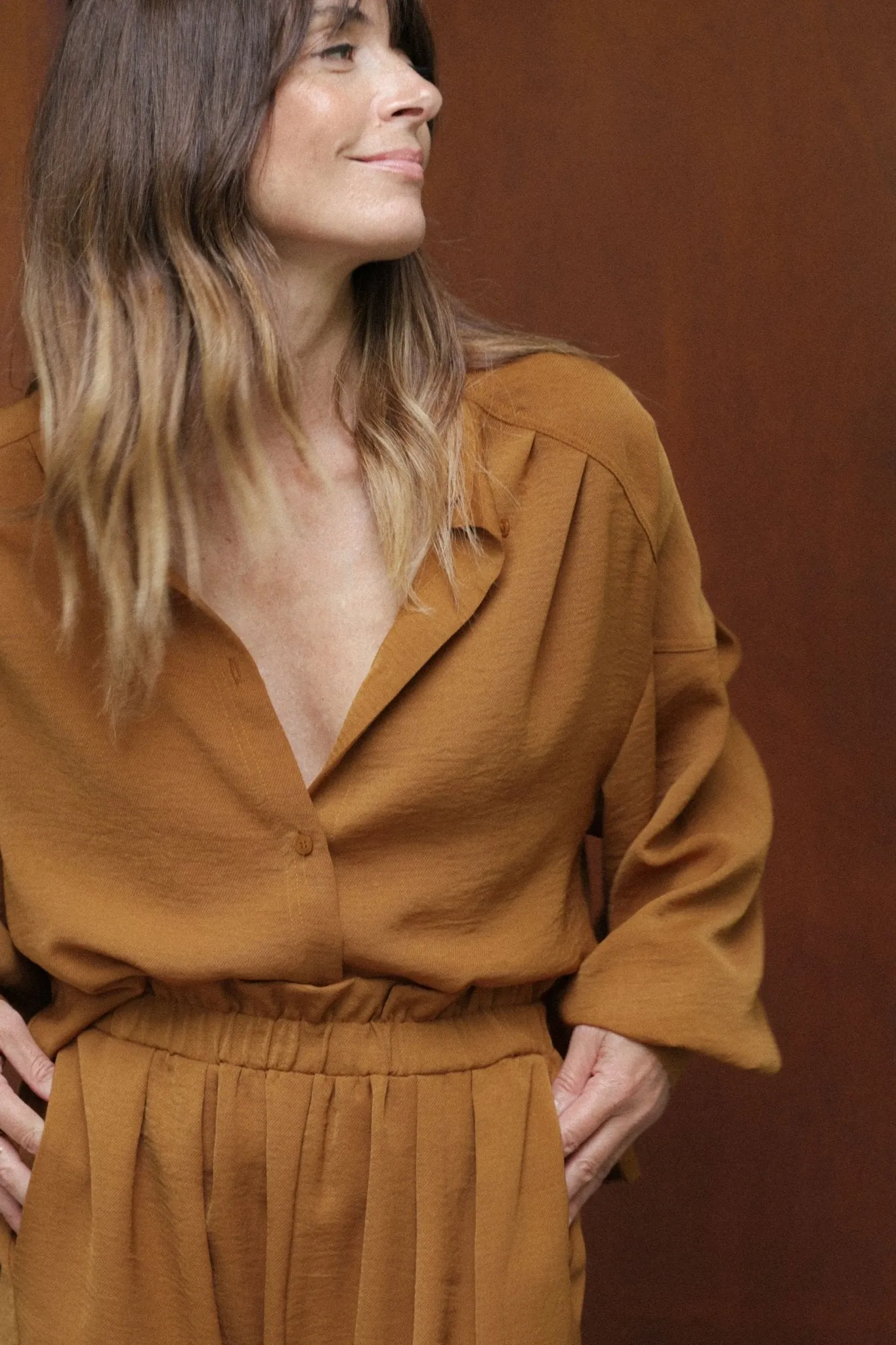 Plume Paris - Chemise Anas - Ocre